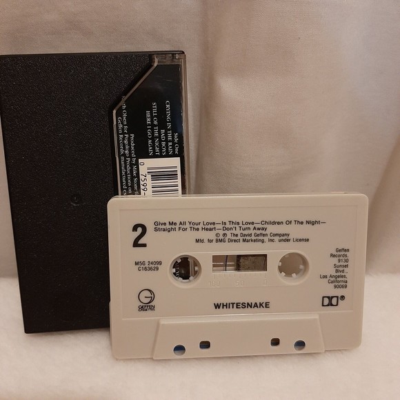Whitesnake Self-Titled Cassette Tape 1987 Geffen Records Metal Hard Rock READ - Picture 2 of 8